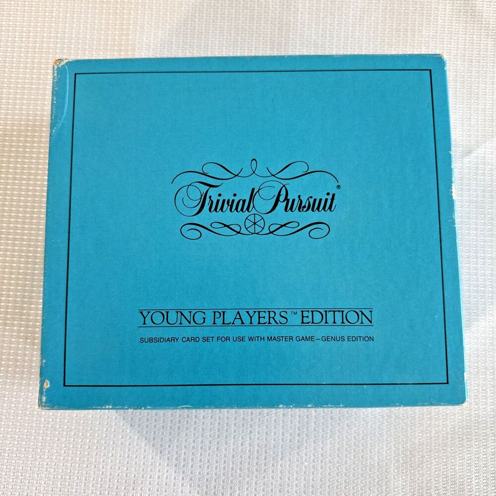 VINTAGE 1985 Trivial Pursuit Young Players Edition Subsidary Card Set for Master